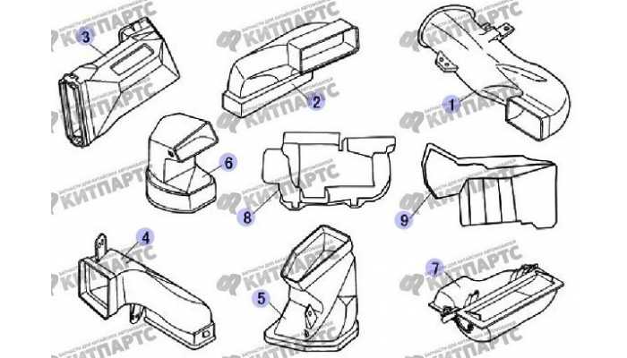Воздуховод отопителя Great Wall Safe (SUV G5)