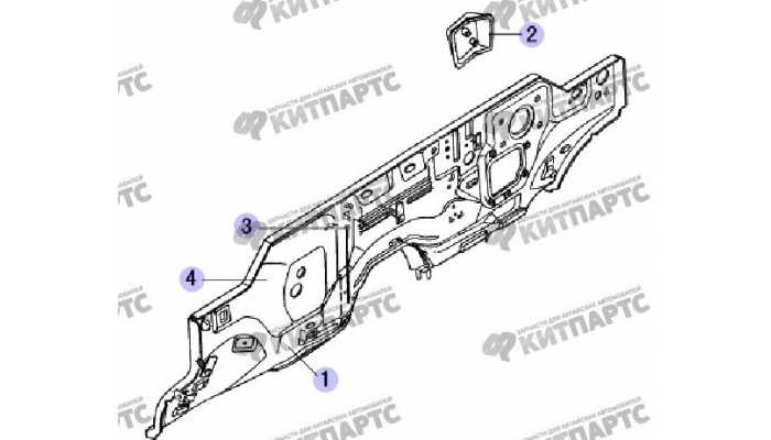 Панель моторного отсека Great Wall Safe (SUV G5)