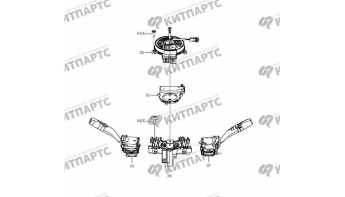 Подрулевые переключатели FAW Besturn X80