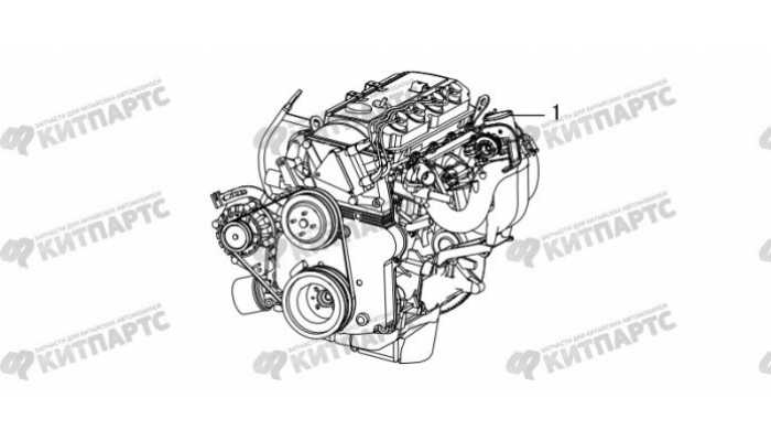 Двигатель в сборе Great Wall Hover H3 New