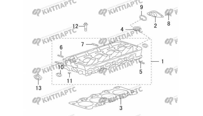 Головка блока цилиндров Great Wall Hover H3 New