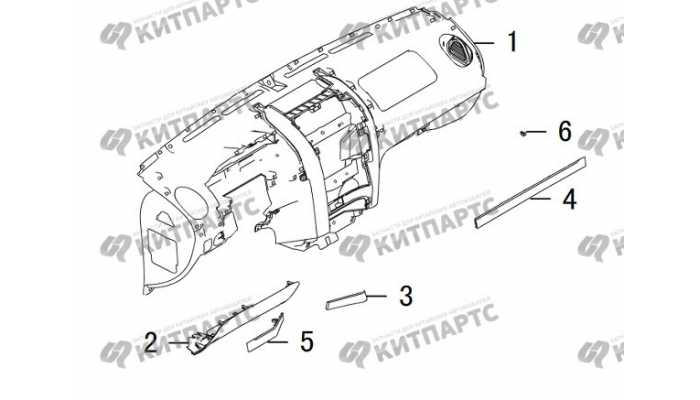 Панель приборов Great Wall DW Hower H5